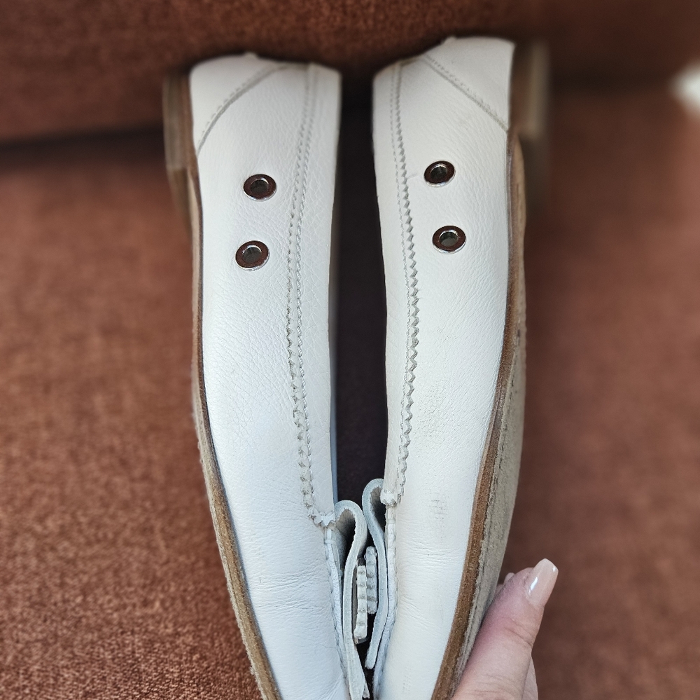 Dior White Loafers with SILVER Accents - Picture 7 of 10